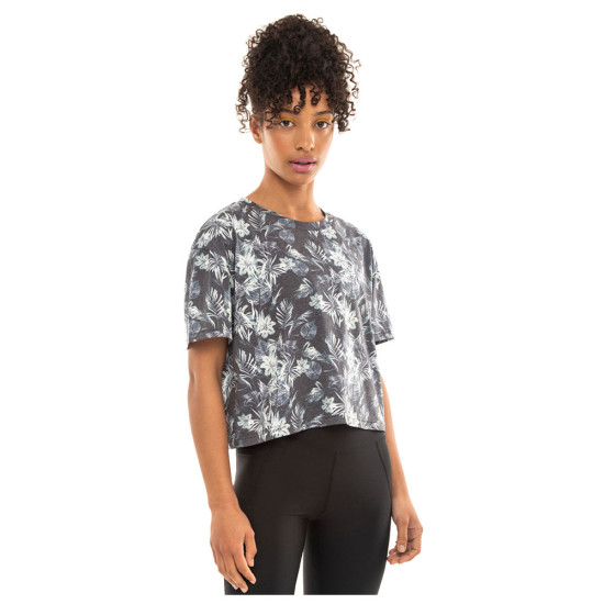 Be Nation Γυναικεία κοντομάνικη μπλούζα Printed Crop Top